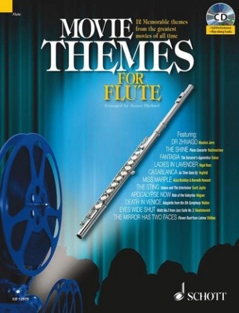 Movie Themes (+CD): fr Flte (Klavierbegleitung als PDF zum Ausdrucken)