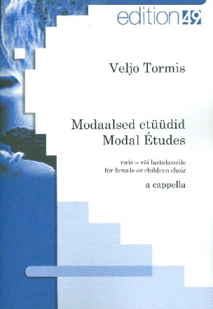 Modal Etudes for female or children choir a cappella score (fin/en)