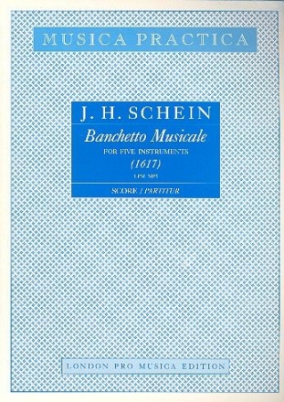 Banchetto Musicale (1617) for 5 instruments score