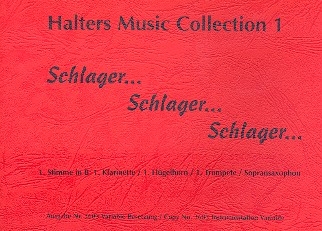 Halters Music Collection Band 1: fr Blasorchester 1.Stimme in B (Klar/Flh/Trp/S-Sax)