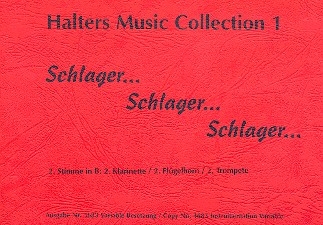 Halters Music Collection Band 1: fr Blasorchester 2.Stimme in B (Klar/Flh/Trp)