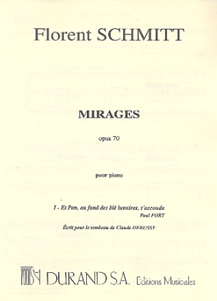 Mirages op.70  pour piano