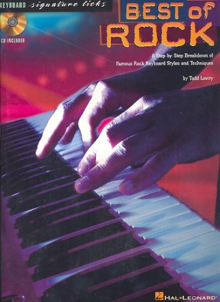 Best of Rock (+CD): for keyboard Keyboard Signature Licks