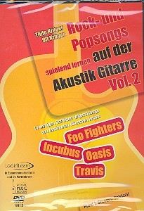 Rock- und Popsongs spielend lernen auf der Akustik Gitarre Band 2 DVD-Video