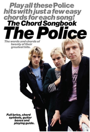 The Police: Chord Songbook lyrics/chord symbols/guitar chord boxes