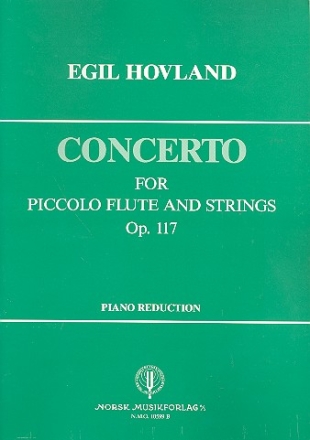 Concerto op.117 for piccolo flute and strings for piccolo flute and piano