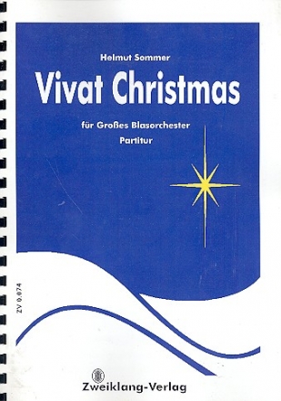 Vivat Christmas fr Blasorchester Partitur und Stimmen