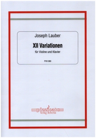 12 Variationen fr Violine und Klavier