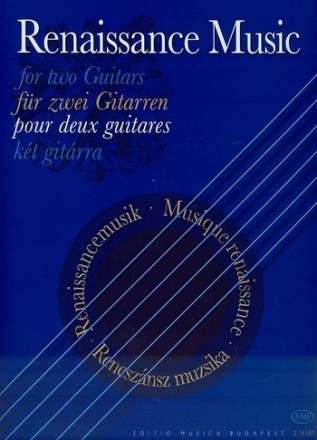 Renaissance Music fr 2 Gitarren Spielpartitur