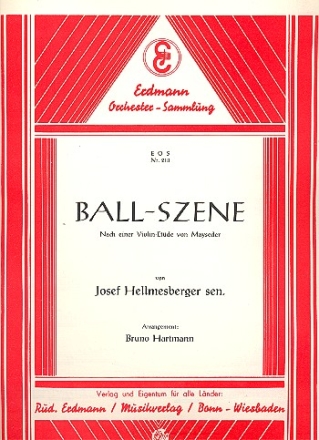 Ball-Szene nach einer Violin-Etde von Mayseder fr Salonorchester