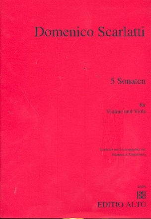 5 Sonaten fr Violine und Viola