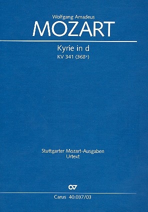 Kyrie d-Moll KV341(KV368a) fr gem Chor, Orchester und Orgel Klavierauszug
