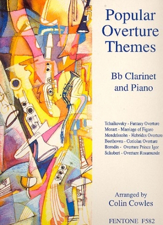 Popular Ouverture Themes for clarinet and piano