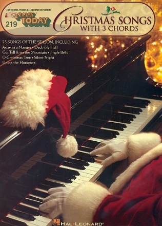 Christmas Songs with 3 Chords for organs, pianos and electronic Keyboards EZ play today vol.219