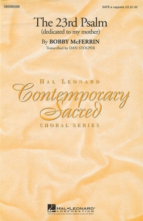 The 23rd Psalm for mixed chorus a cappella score