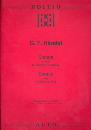 Sonate g-Moll  fr Violoncello und Klavier