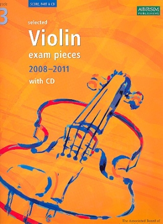 Selected Violin Exam Pieces Grade 3 (2008-2011) (+CD) for violin and piano