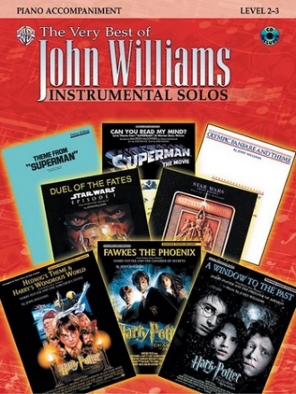 The very best of John Williams (+CD) instrumental solos piano accompaniment