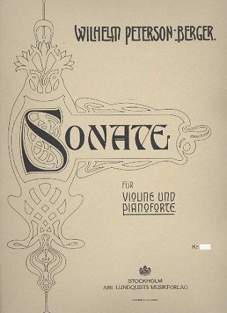Sonate e major no.1 for violin and piano