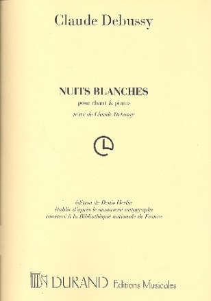 Nuits blanches pour chant et piano