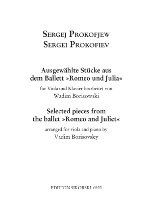 8 Stücke aus 'Romeo und Julia' für Viola und Klavier