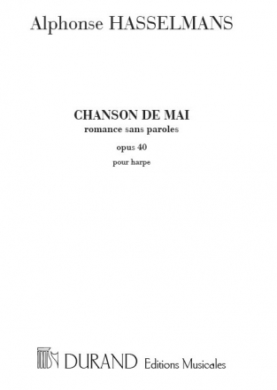 Chanson de Mai op.40 Romance sans paroles pour harpe