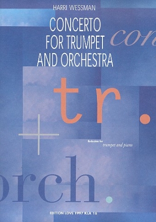 Concerto  for trumpet and orchestra piano reduction with trumpet solo part