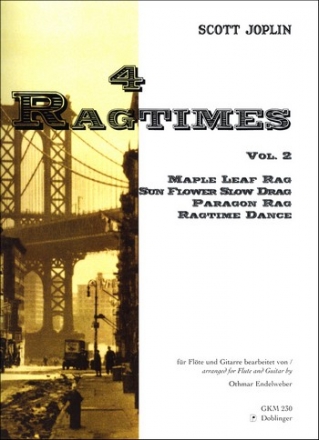 4 Ragtimes vol.2 for flute and guitar