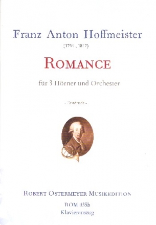 Romanze fr 3 Hrner und Orchester fr 3 Hrner und Klavier Stimmen