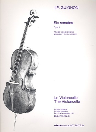 6 sonates op.2 pour 2 violoncelles (basse de violon, bassoons) partition