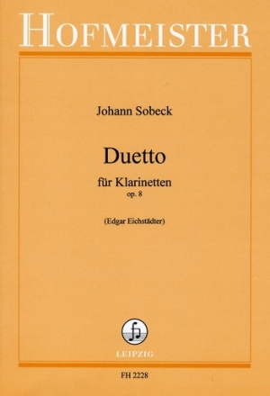 Duett op.8 fr 2 Klarinetten Partitur und Stimmen