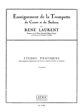 Etudes pratiques vol.1 pour trompette (cornet, saxhorn)