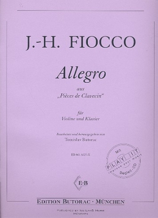 Allegro (+CD) fr Violine und Klavier