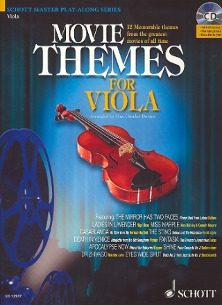Movie Themes (+CD): fr Viola (Klavierbegleitung als PDF zum Ausdrucken)