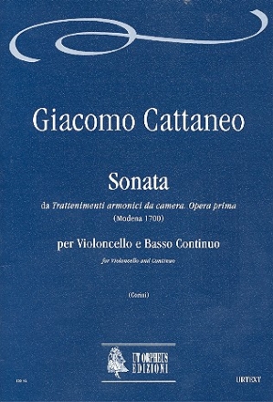 Sonate B-Dur op.1 fr Violoncello und Bc