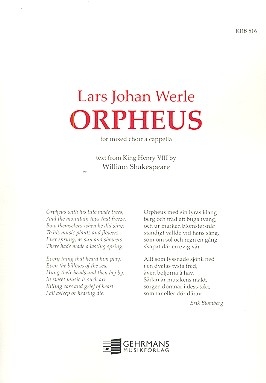 Orpheus fr gem Chor a cappella Partitur (en)