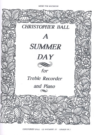 A Summer Day for treble recorderand piano