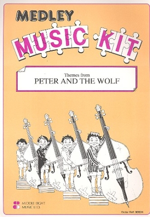 Themes from Peter and the Wolf for flexible ensemble score+parts