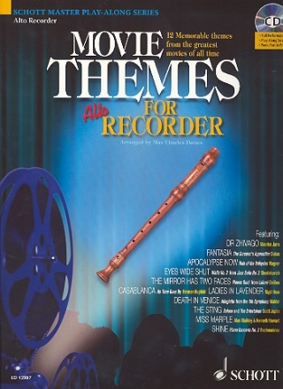 Movie Themes (+CD): fr Altblockflte (Klavierbegleitung als PDF zum Ausdrucken)