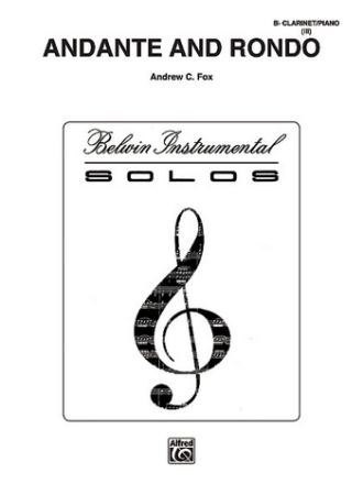 Andante and Rondo for clarinet and piano