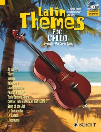 Latin Themes (+CD): fr Violoncello (Klavierbegleitung als PDF zum Ausdrucken)