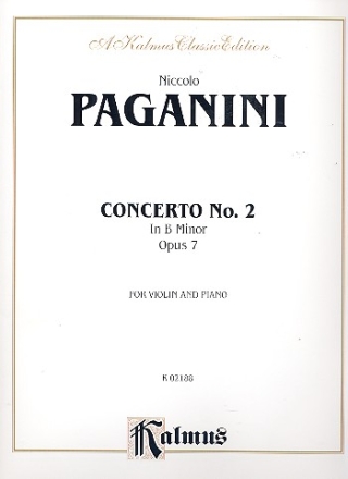 Concerto b minor no.2 op.7 for violin and piano