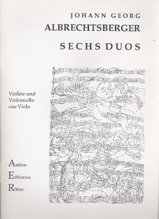 6 Duos fr Violine und Violoncello (Viola) Stimmen