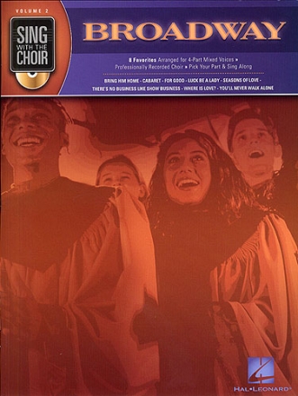 Broadway (+CD) for mixed chorus a cappella