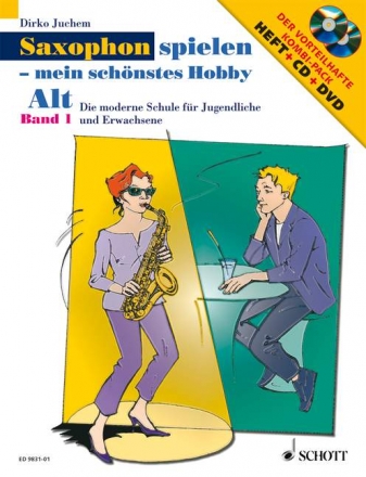 Saxophon spielen - mein schnstes Hobby Band 1 (+CD +DVD) fr Altsaxophon