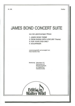James-Bond-Concert-Suite: fr Akkordeonorchester Partitur