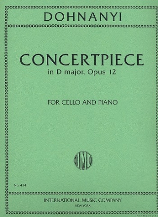 Concertpiece d major op.12 for cello and piano