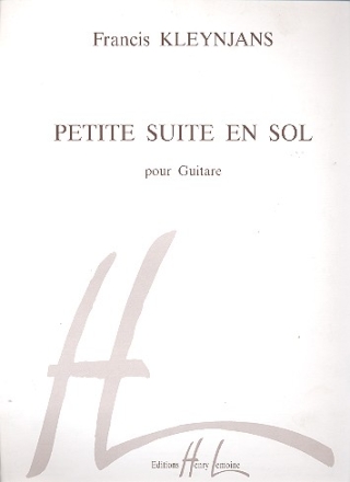 Petite Suite en sol pour guitare