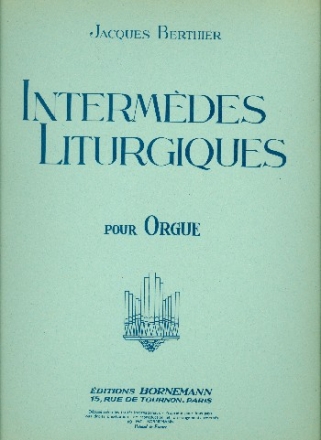 Intermdes litugiques pour orgue