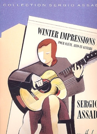 Winter Impressions pour flute, alto et guitare partition+parties